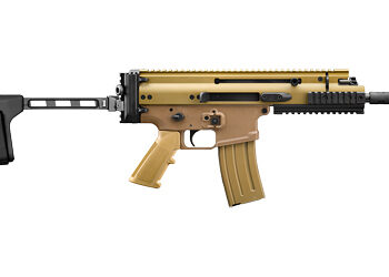 Alternative view of FN SCAR 15P SBT BRC 556 7.5" FDE 30R