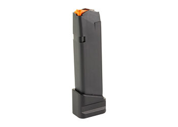 MAG SHIELD FITS GLOCK 17 +5/4 EXT BK