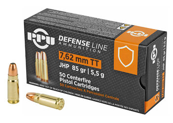 PPU 7.62 TOKAREV JHP 85GR 50/500