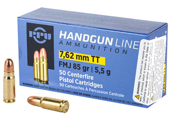 PPU 7.62 TOKAREV FMJ 85GR 50/500