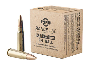 PPU RANGE 7.62X39 123GR FMJ 15/930