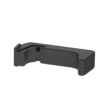 Rival Arms RA72G004A Magazine Release  Extended Black Anodized Aluminum for Glock 43X, 48