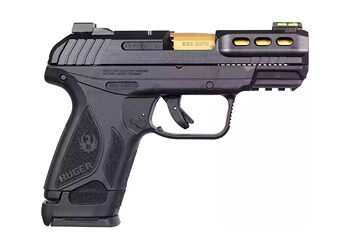 egunco 61 Alternative view of RUGER SEC-380 380ACP 3.42" 15RD GLD