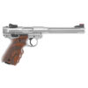 RUG MARK IV TARGET 22LR 6.88 FLTD SS WOOD FOS 1 1 RUG2040160