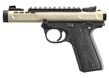 RUGER MK IV LTE 22LR 4.4" 10RD CHAMP