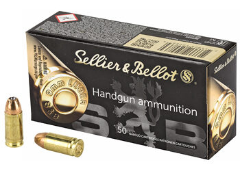 S&B 9MM 124GR JHP 50/1000