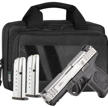SW SD9 2.0 9MM 4 BLK/SS 16RD SAVIOR BUNDLE