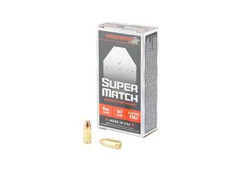 WIN SUPER MATCH 9MM 147GR FN 50/500