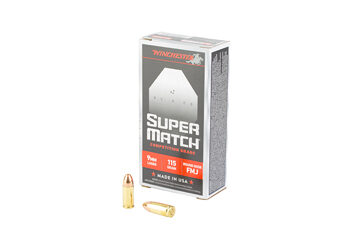WIN SUPER MATCH 9MM 115GR RN 50/500
