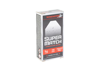 Alternative view of WIN SUPER MATCH 9MM 115GR RN 50/500