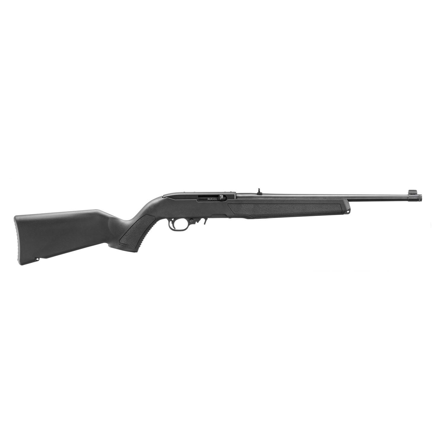 Ruger 10/22 Satin Black Carbine .22 LR 10rd Magazine(1) 16.4" Threaded Black Barrel Synthetic Stock BX Trigger 3 Ruger 10/22 Satin Black Carbine .22 LR 10rd Magazine(1) 16.4" Threaded Black Barrel Synthetic Stock BX Trigger