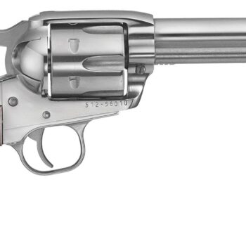 RUGER VAQUERO STAINLESS 45 COLT SA REVOLVER 4.62 BBL Gloss STS