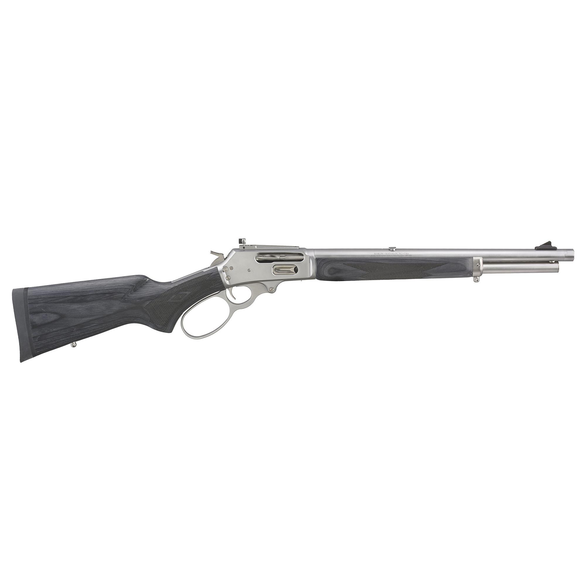 Marlin 1895 Trapper Rifle .45-70 Govt 5rd Capacity 16.10" Barrel Black Laminate Stock 2 Marlin 1895 Trapper Rifle .45-70 Govt 5rd Capacity 16.10" Barrel Black Laminate Stock