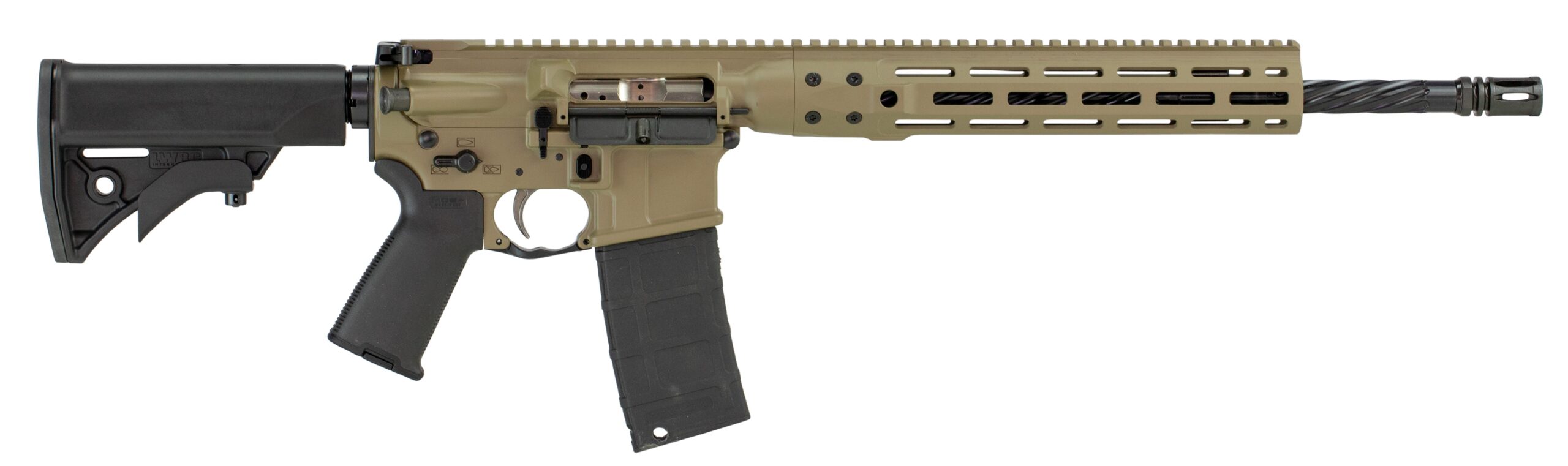 LWRC DI 5.56MM FDE 16.1" 30+1 M-LOK 3 LWRC DI 5.56MM FDE 16.1" 30+1 M-LOK