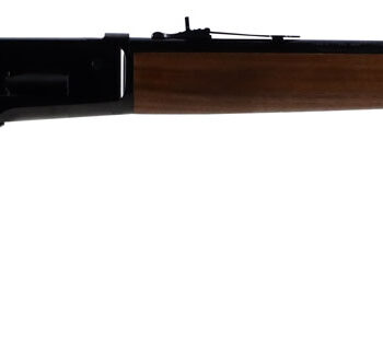 Winchester Repeating Arms 534175171 Model 1886 Short Rifle 45-90 Win 8+1 24" Brushed Polish Blued Sporter Barrel, Drilled & Tapped Steel Receiver, Grade I Satin Walnut Straight Grip Stock