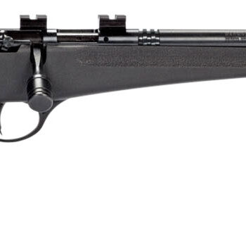 Savage Arms 13834 Rascal FLV-SR Youth 22 LR 1rd 16.12" Matte Blued Heavy Barrel, Matte Blued Carbon Steel Receiver, Black Synthetic Stock, Right Hand