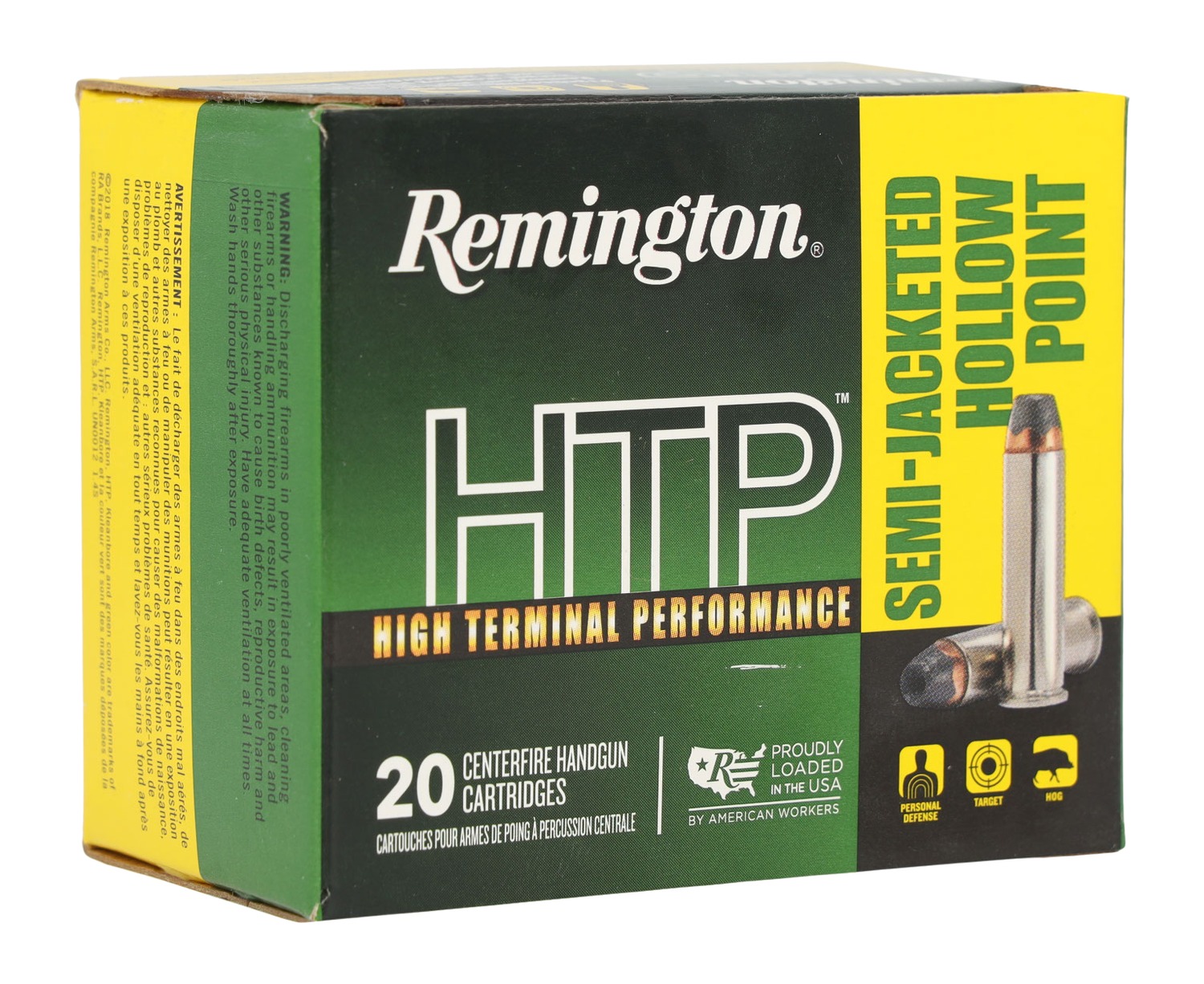 Remington Ammunition 22303 HTP 38Special+P 125gr Semi Jacketed Hollow Point 20 Per Box/25 Case 3 Remington Ammunition 22303 HTP 38Special+P 125gr Semi Jacketed Hollow Point 20 Per Box/25 Case