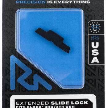 Rival Arms RA80G001A Slide Lock  Extended Compatible w/Glock Gen3-4 Stainless Steel