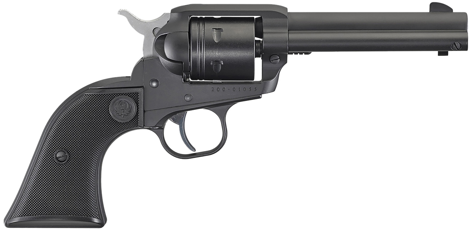 Ruger 2002 Wrangler 22 LR 6 Shot 4.62" Black Cerakote, Black Cerakote Aluminum Frame & Cylinder Black Checkered Polymer Grips 3 Ruger 2002 Wrangler 22 LR 6 Shot 4.62" Black Cerakote, Black Cerakote Aluminum Frame & Cylinder Black Checkered Polymer Grips