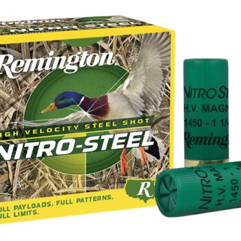 Remington Ammunition 20802 Nitro-Steel High Velocity 12Gauge 3" 1 1/4oz 4Shot 25 Per Box/10 Case