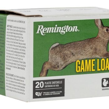 Remington Ammunition 20014 Game Load  410 Gauge 2.50" 1/2 oz 6 Shot 20 Per Box/ 10 Cs