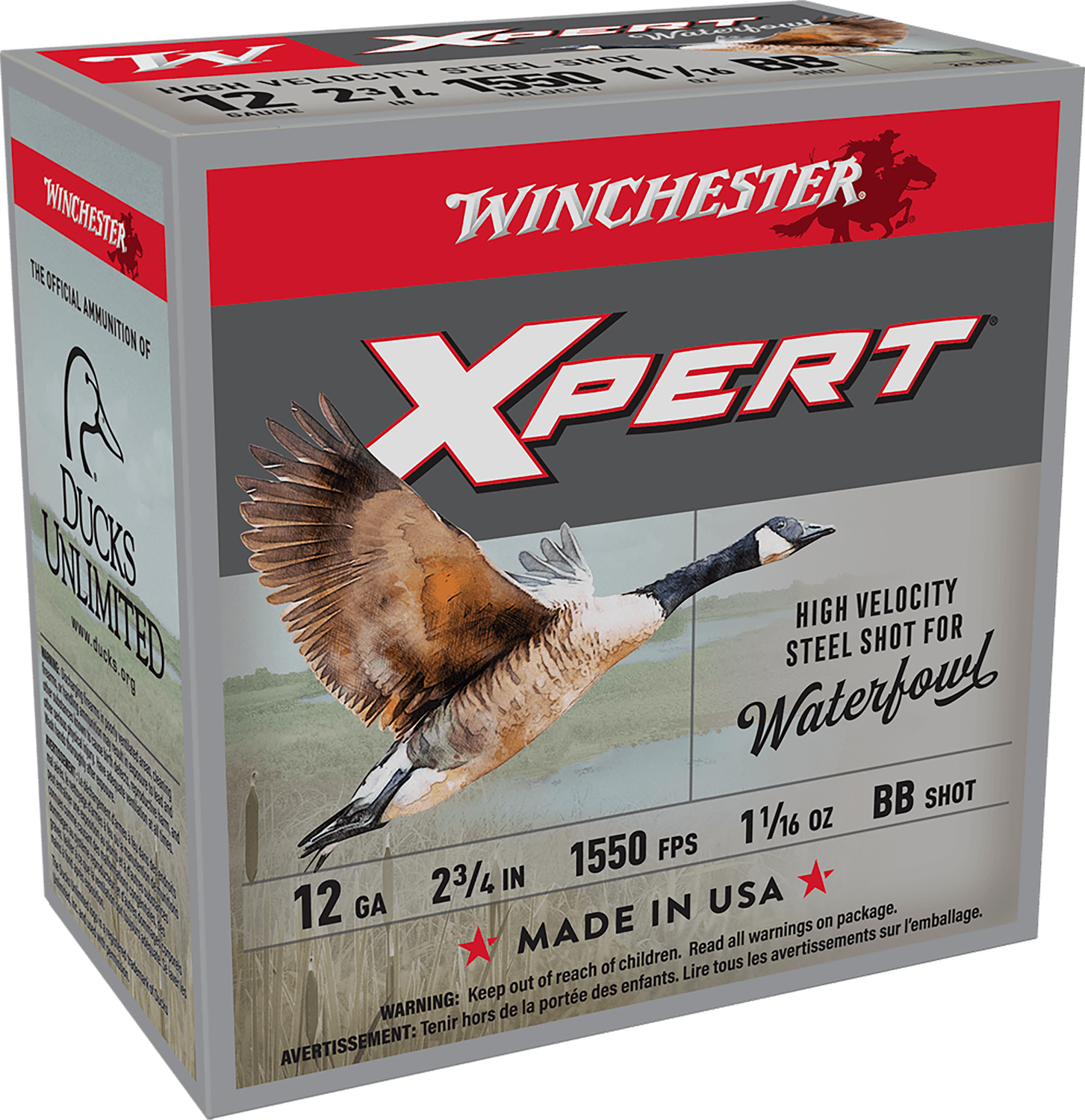 Winchester Ammo WEX12BB Super X Xpert High Velocity 12Gauge 2.75" 1 1/16oz BBShot 25 Per Box/10 Case 3 Winchester Ammo WEX12BB Super X Xpert High Velocity 12Gauge 2.75" 1 1/16oz BBShot 25 Per Box/10 Case