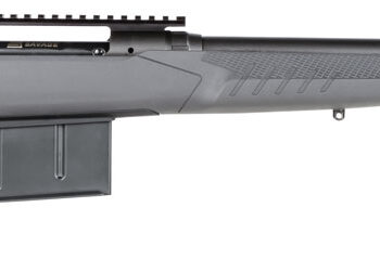 Savage Arms 57489 110 Tactical Full Size 300 Win Mag 5+1 24" Matte Black Heavy Threaded Barrel, Matte Black Picatinny Rail Carbon Steel Receiver, Adj AccuStock Matte Gray Synthetic Stock, Right Hand
