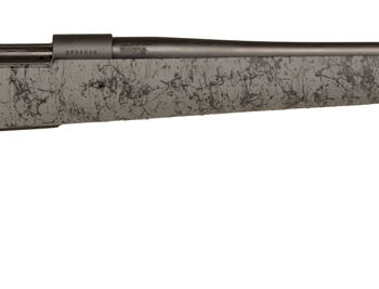 Howa HHS45531 M1500 HS Precision 6.5 PRC 3+1 24" Threaded Barrel, Black Steel Receiver, Gray w/Black Webbing HS Precision Synthetic Stock