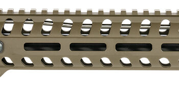 Patriot Ordnance Factory  Minuteman Complete Upper 5.56x45mm NATO 16.50" Black Nitride Barrel Aluminum Patriot Brown Receiver 14.50" M-LOK Handguard Lo Pro DI Gas Block (Mid Length)