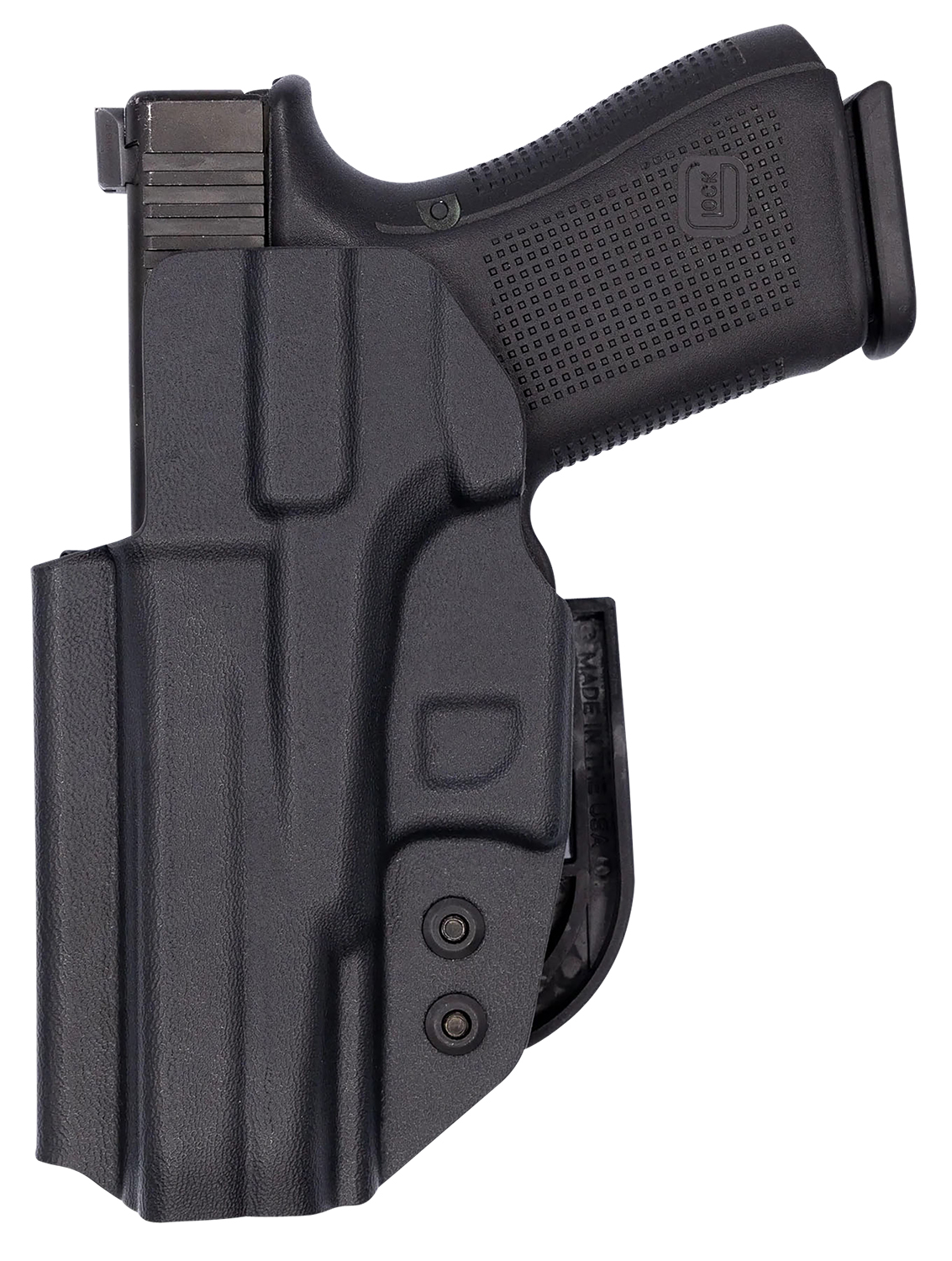 C&G Holsters 0008100 Covert IWB Black Kydex Belt Clip Fits Glock 19/23 3 C&G Holsters 0008100 Covert IWB Black Kydex Belt Clip Fits Glock 19/23