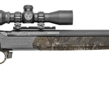 Traditions CRX6-2200625 Crackshot XBR Package 22 Cal/27 Long Cal 16.50"-20" Blued Barrel/Rec, Veil Wideland Stock Includes Two Barrels, 4x32 Scope, Three Firebolt Arrows