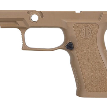 Sig Sauer GRIPMODXCA943SMCOY P320 Grip Module X-Series Carry (Small Size Module), 9mm Luger/40 S&W/357 Sig, Coyote Polymer, Fits Sig P320 (3.90" & 4.70")