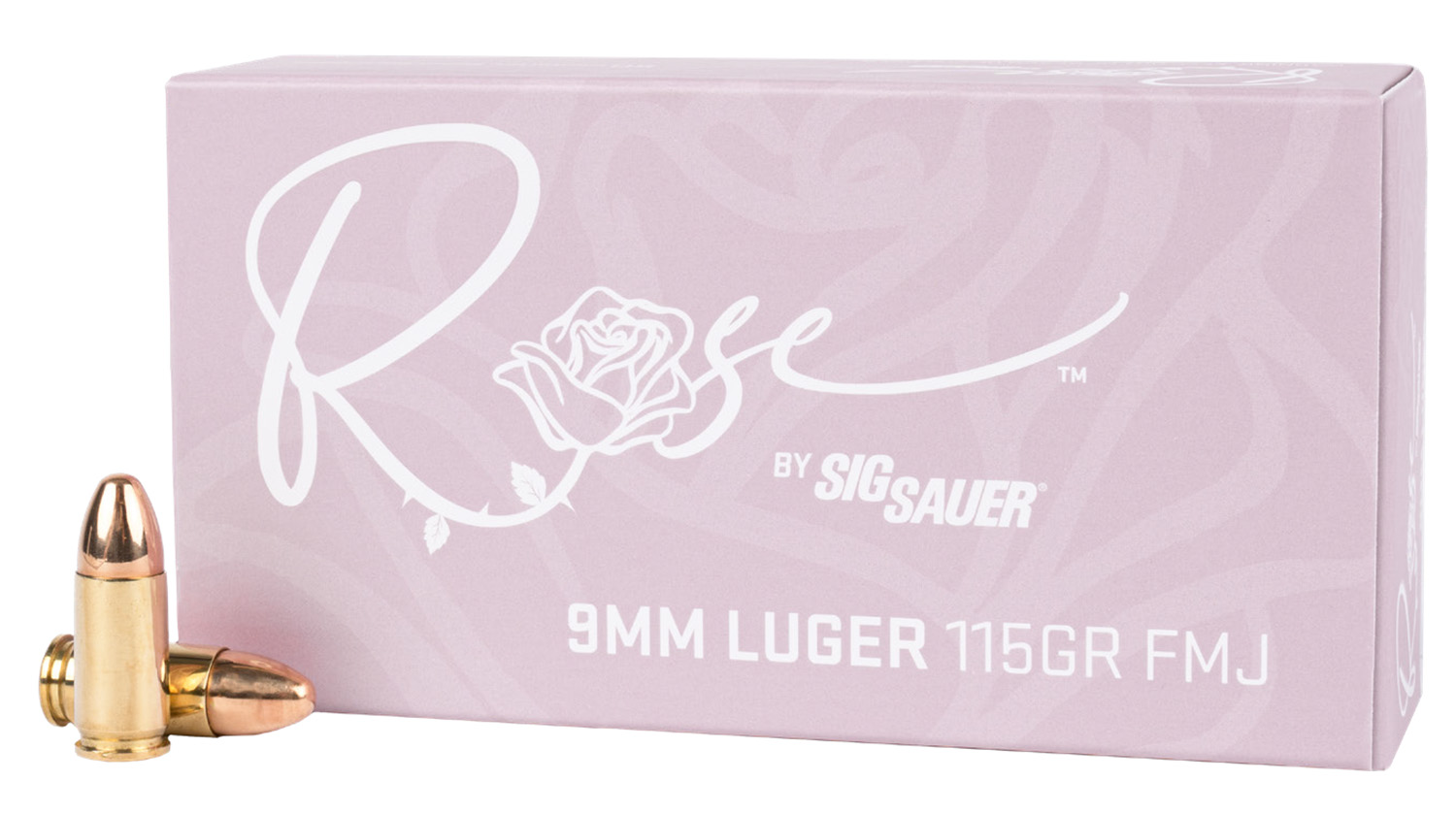 Sig Sauer E9MMB1ROSE50 Rose 9mm Luger 115gr Full Metal Jacket 50 Per Box/20 Case 3 Sig Sauer E9MMB1ROSE50 Rose 9mm Luger 115gr Full Metal Jacket 50 Per Box/20 Case