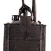 High Speed Gear 41RD00BK TACO Duty Radio Holder, Black Nylon with MOLLE Exterior & Bungee Pull Tongue, Fits MOLLE & 2" Belt 1 160960