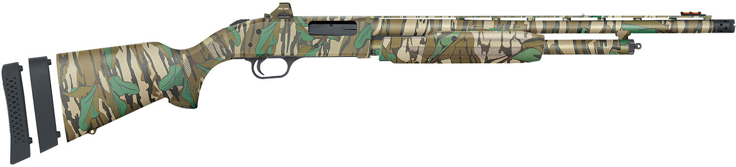 Mossberg 54684 500 Super Bantam Turkey 20 Gauge 5+1 3" 20", Mossy Oak Green Leaf, Optic Cut Rec, Synthetic Stock with Adj. Shims, XF Turkey Choke, Includes Holosun Red Dot 3 Mossberg 54684 500 Super Bantam Turkey 20 Gauge 5+1 3" 20", Mossy Oak Green Leaf, Optic Cut Rec, Synthetic Stock with Adj. Shims, XF Turkey Choke, Includes Holosun Red Dot