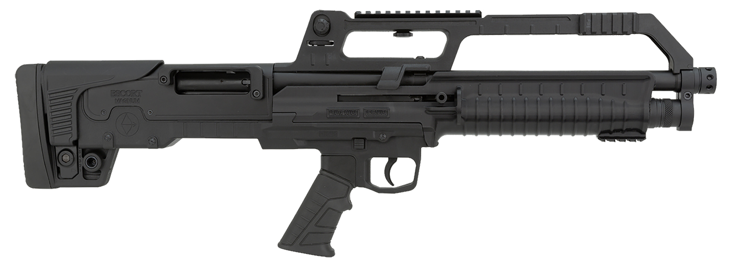 Escort HEBA20180001 BullTac SA 20 Gauge Semi-Auto 3" 5+1 18" Black Stainless Steel Barrel, Black Aluminum/Polymer Receiver w/Picatinny Rail, Black Bullpup Synthetic Stock, Black Grip 3 Escort HEBA20180001 BullTac SA 20 Gauge Semi-Auto 3" 5+1 18" Black Stainless Steel Barrel, Black Aluminum/Polymer Receiver w/Picatinny Rail, Black Bullpup Synthetic Stock, Black Grip