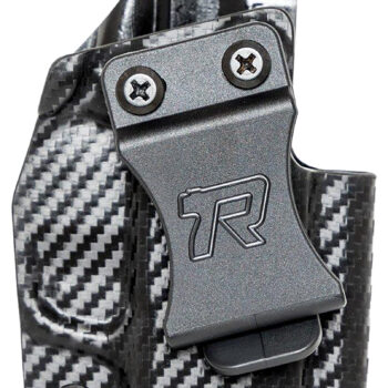 Rounded Gear SSRP365XMACROCFRHVAR Kydex  IWB Black Kydex Fits Sig P365 X Macro Belt Clip Right Hand