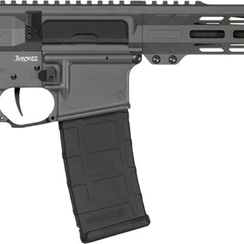 CMMG 30AB20FTNG Banshee MK4 300 Blackout 30+1 12.50" Black Nitride Medium Taper Threaded Barrel, EML 7" M-LOK Handguards, Tungsten Cerakote Aluminum Picatinny Rail Receiver, CMMG Zeroed Grips