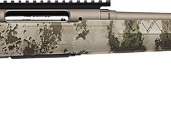 Savage Arms 32304 Axis 2 Pro Compact 7mm-08 Rem 4+1 20" Gun Metal Bronze Cerakote Heavy Threaded Barrel & Picatinny Rail Carbon Steel Receiver, Fixed Woodland Camo Synthetic Stock, Right Hand