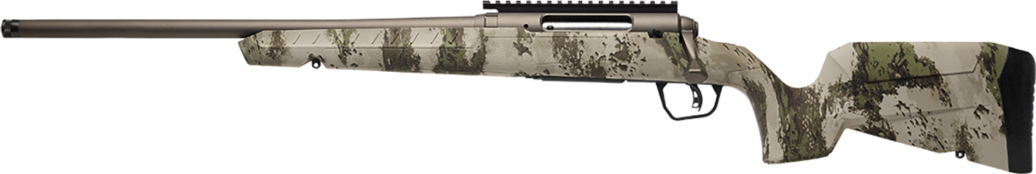 Savage Arms 32310 Axis 2 Pro Compact 6.5 Creedmoor 4+1 20" Gun Metal Bronze Cerakote Heavy Threaded Barrel & Picatinny Rail Carbon Steel Receiver, Fixed Woodland Camo Synthetic Stock, Left Hand 3 Savage Arms 32310 Axis 2 Pro Compact 6.5 Creedmoor 4+1 20" Gun Metal Bronze Cerakote Heavy Threaded Barrel & Picatinny Rail Carbon Steel Receiver, Fixed Woodland Camo Synthetic Stock, Left Hand
