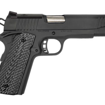 Rock Island 57180 GI  10mm 8+1 5" Matte Black Steel Barrel, Optic Cut/Serrated Steel Slide, Steel Frame, Black Rubber Grip
