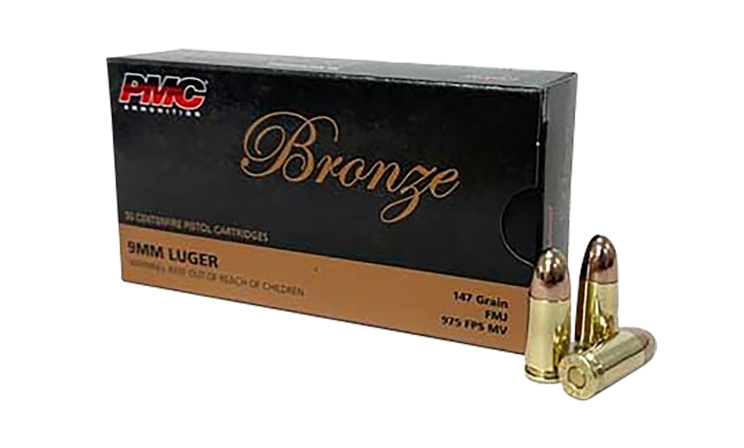 PMC 9H9mm Luger 147gr Full Metal Jacket 50 Per Box/20 Case 3 PMC 9H9mm Luger 147gr Full Metal Jacket 50 Per Box/20 Case