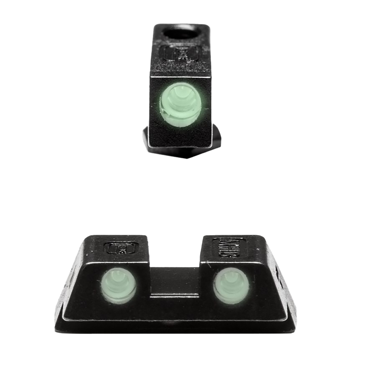 Glock 39930 Green Night Sight Black Frame Fits Glock 42/43 2 Glock 39930 Green Night Sight Black Frame Fits Glock 42/43
