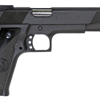 Iver Johnson Arms EAGLEXL10DS Eagle XL  Full Size Frame 10mm Auto 15+1 6" Stainless Steel Barrel, Matte Black Steel Long/Serrated Slide, Black Steel Frame w/Beavertail, G10 Grip