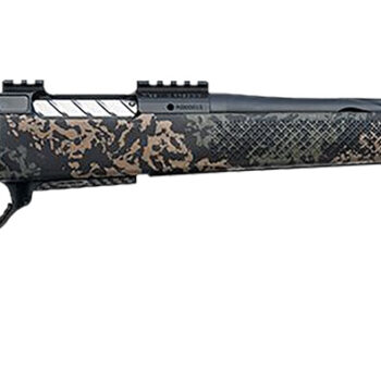Seekins Precision 0011710297-F Havak PH3 300 PRC 26" Black Fluted Threaded Barrel, Black Picatinny Rail Steel Receiver, Adj Cheek Riser Woodland Shadow Synthetic Stock