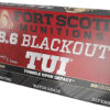 Fort Scott Munitions 86BLK235SCV1 Tumble Upon Impact (TUI) 8.6 Blackout 235 gr 20 Per Box/ 10 Cs 1 177878