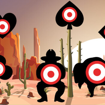 Birchwood Casey BC-35776 Dirty Bird Target Aces High 12" x 18" 6 Pack