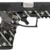 Taurus 1-GX2931-EN1 GX2 Compact Frame 9mm Luger 13+1 3.38" Stainless Steel Barrel, Matte Black Serrated Alloy Steel Slide, Black w/Eagle, Stars & Stripes Polymer Frame w/Accessory Rail 1 179228