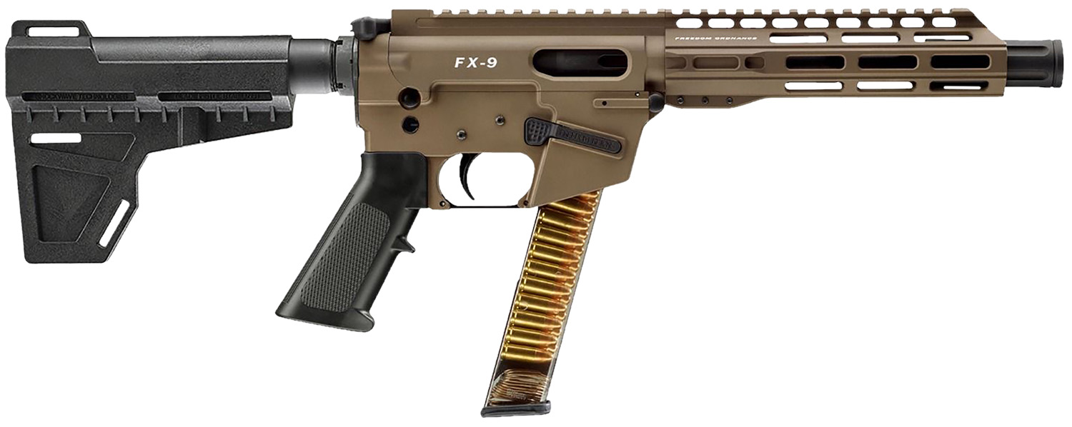 FREEDOM ORDNANCE FX9P8-FDE FX9P 9mm Luger 31+1 8" Flat Dark Earth 3 FREEDOM ORDNANCE FX9P8-FDE FX9P 9mm Luger 31+1 8" Flat Dark Earth