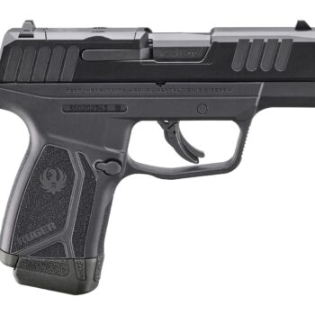 Ruger 3514 Max-9  9mm Luger 12+1 3.20" Black Oxide Alloy Steel Barrel, Black Oxide Alloy Steel Optic Ready/Serrated Slide, Black Polymer Frame, Shield RMSc/JPoint Footprint